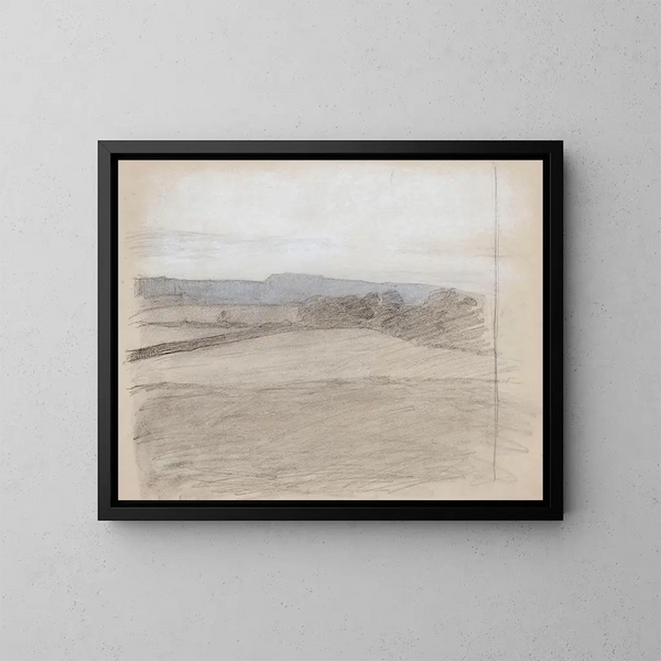 Schizzo di casa - Magnus Enckell — quadro incorniciato alla parete