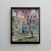 Vista sul parco da San Remo - Magnus Enckell — quadro incorniciato alla parete