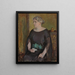 Ritratto di Mme Lydia Keirkner - Magnus Enckell — quadro incorniciato alla parete
