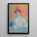 Portrait de Tyra Hasselblatt - Magnus Enckell — quadro incorniciato alla parete