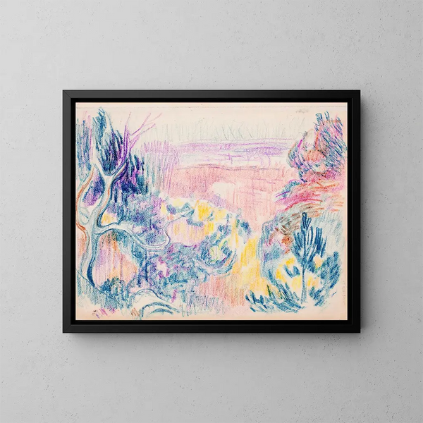 Paesaggio di Ranta - Magnus Enckell — quadro incorniciato alla parete