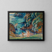 Rivage rocheux au soleil à Portofino - Magnus Enckell — quadro incorniciato alla parete