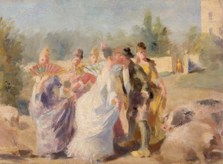 La principessa e il porcaro - Magnus Enckell — vista dell’opera