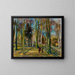 Vista da Kaivopuisto - Magnus Enckell — quadro incorniciato alla parete