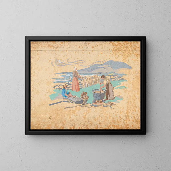Laine blanchie - Mainie Jellett — quadro incorniciato alla parete