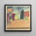 Casa di campagna vicino a Friburgo - Paul Klee — quadro incorniciato alla parete