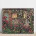 Riproduzione del dipinto esterno della casa tra le rose - Henri Le Sidaner