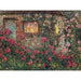 Riproduzione del dipinto esterno della casa tra le rose - Henri Le Sidaner