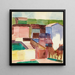Maisons Huser - Albert Müller — quadro incorniciato alla parete