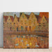 Riproduzione del dipinto Maisons à Bruges - Henri Le Sidaner