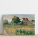 Riproduzione del dipinto Maisons à Essoyes - Pierre-Auguste Renoir