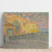 Riproduzione del dipinto Case al Sole, Villefranche-sur-Mer - Henri Le Sidaner