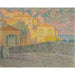 Riproduzione del dipinto Case al Sole, Villefranche-sur-Mer - Henri Le Sidaner