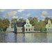 Riproduzione del dipinto Case sul fiume Zaan - Claude Monet