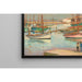 Riproduzione del dipinto Case sul porto all'isola d'Yeu - Henri Lebasque