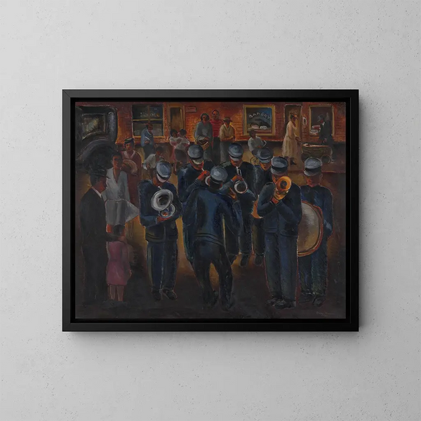 Orchestre des orphelins de Harlem - Malvin Gray Johnson — quadro incorniciato alla parete