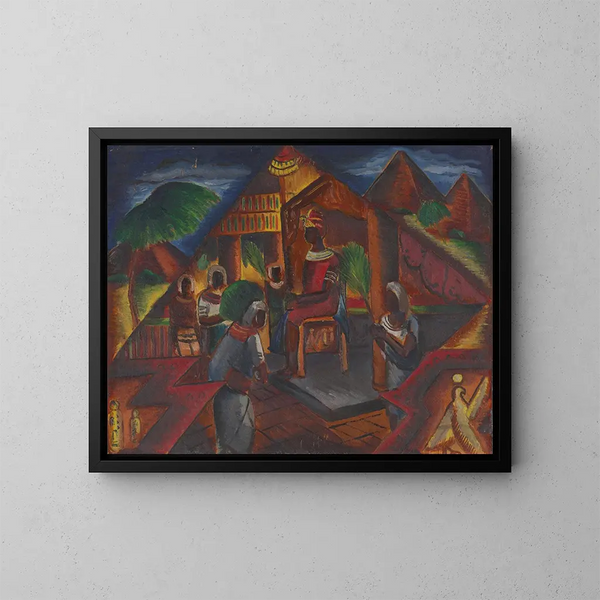 Pharaon nero - Malvin Gray Johnson — quadro incorniciato alla parete