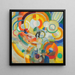 Mange de cochons - Robert Delaunay — quadro incorniciato alla parete