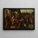 L'Adorazione dei Magi - Maniera di Bonifazio Veronese — quadro incorniciato alla parete