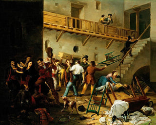 La Rixe - Manuel Cabral Aguado Bejarano — vista dell’opera