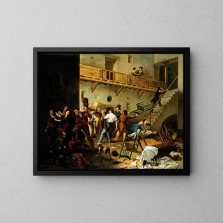 La Rixe - Manuel Cabral Aguado Bejarano — quadro incorniciato alla parete