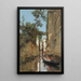 Dames dans une gondola a Venezia - Manuel Ramírez Ibáñez — quadro incorniciato alla parete