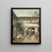 Una corte di Siviglia - Manuel Ussel de Guimbarda — quadro incorniciato alla parete