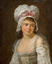 Ritratto di una donna con foulard bianco - Marc Antoine Bilcocq — vista dell’opera