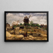 Le Moulin de la Galette - Marcel Leprin — quadro incorniciato alla parete