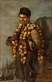 Il mercante di cipolle della Riviera - Marcellin-Gilbert Desboutin — quadro incorniciato alla parete