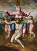 La Pietà avec deux anges - Marcello Venusti — quadro incorniciato alla parete