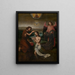 Il battesimo di Cristo - Marcellus Coffermans — quadro incorniciato alla parete