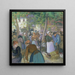 Mercato delle pollame a Gisors - Camille Pissarro — quadro incorniciato alla parete