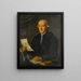 Ritratto di Scipione Baldassini - Scuola delle Marche — quadro incorniciato alla parete