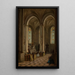 Interno della cattedrale di San Giovanni a Varsavia - Marcin Zaleski — quadro incorniciato alla parete