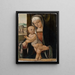 Madonna col Bambino - Marco Basaiti — quadro incorniciato alla parete