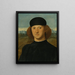 Ritratto di un giovane che si crede essere Alvise de Franceschi - Marco Basaiti — quadro incorniciato alla parete