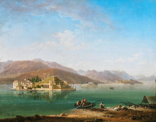 Pescatori sul Lago Maggiore - Marco Gozzi — vista dell’opera