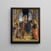 La Vierge et l'Enfant en trône avec les saints Jean-Baptiste et Lucie - Marco Palmezzano — quadro incorniciato alla parete
