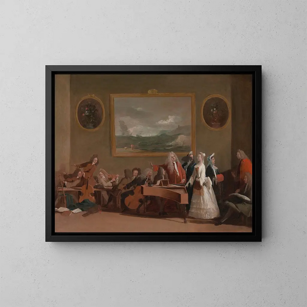 Ripetizione di un'opera - Marco Ricci — quadro incorniciato alla parete