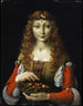 Fille aux cerises - Marco d'Oggiono — vista dell’opera