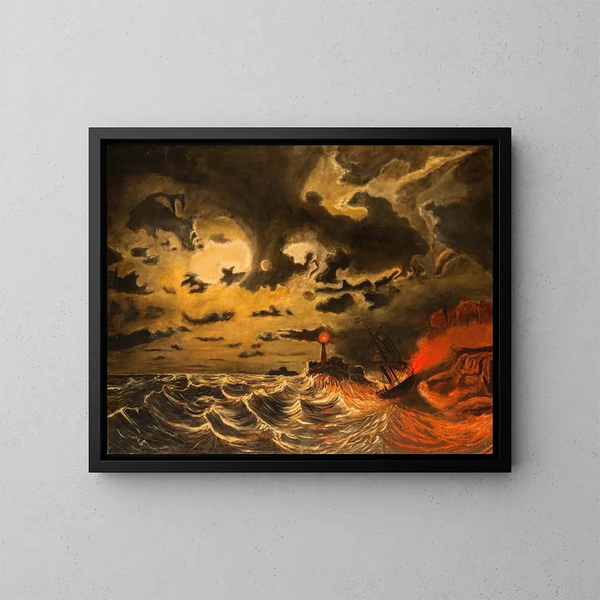 Vapeur en flammes - Marcus Larson — quadro incorniciato alla parete