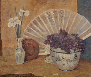 Margaret F Spencer - Fan and Violets.webp