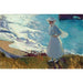 Riproduzione del dipinto Maria sulla spiaggia a Biarritz di Joaquín Sorolla