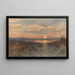 Paesaggio con tramonto - Maria Bilders-van Bosse — quadro incorniciato alla parete