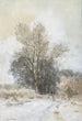 Promeneur dans la neige au bord d'un bois - Maria Bilders-van Bosse — vista dell’opera