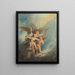 Un angelo e dei putti che accompagnano l'anima di un bambino in paradiso - Maria Cosway — quadro incorniciato alla parete