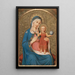 Vierge et Enfant Jésus bénissant - Maria Schoffmann — quadro incorniciato alla parete