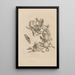 Dissertation sur la génération et les métamorphoses des insectes du Surinam Pl19 - Maria Sibylla Merian — quadro incorniciato alla parete