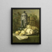 Natura morta con brocca in terracotta - Maria Vos — quadro incorniciato alla parete